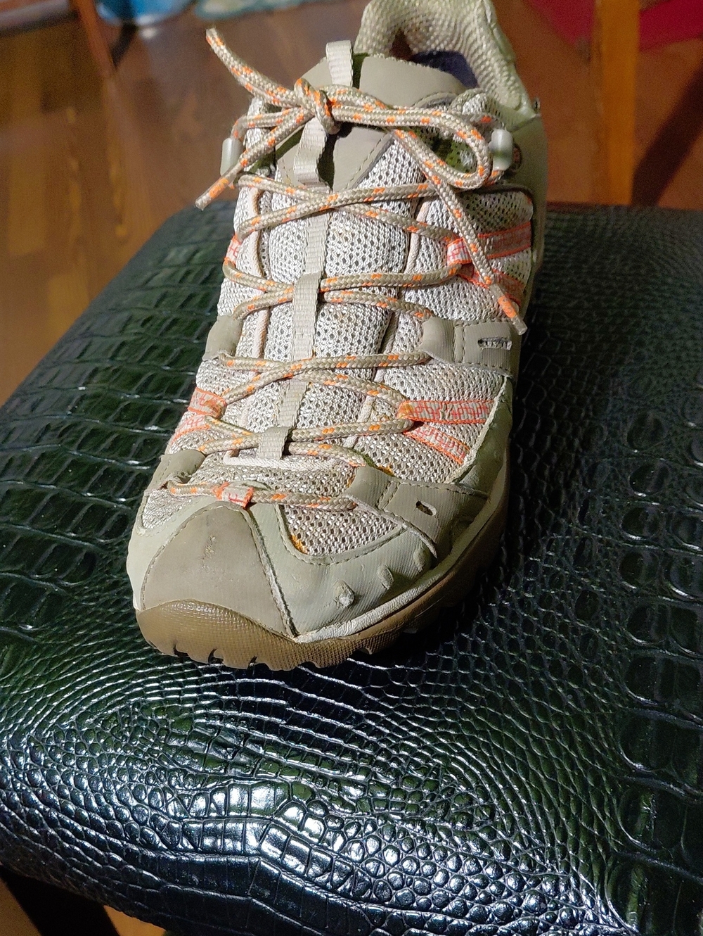 Merrell Waterpro Maipo Women's Gray & Orange Athletic Shoes